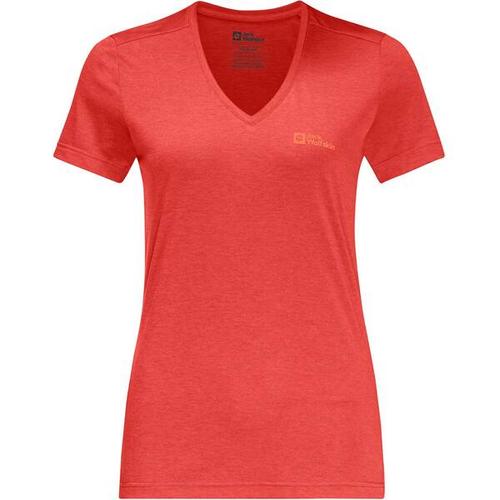 JACK WOLFSKIN Damen Shirt CROSSTRAIL T WOMEN, Größe XL in tango orange