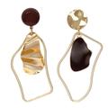 Free People Jewelry | Abstract 14k Gold Plated Earrings | Color: Gold | Size: Os