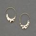 Lucky Brand Modern Hammered Threader Earring - Women's Ladies Accessories Jewelry Earrings in Gold