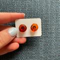 Anthropologie Jewelry | Amber Earrings | Color: Orange/Red | Size: Os