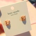 Kate Spade Jewelry | Kate Spade New York Flying Pig Piggy Pink Earring New | Color: Gold/Pink | Size: Os