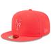 Men's New Era Red York Mets 2023 Spring Color Basic 59FIFTY Fitted Hat