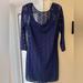 Lilly Pulitzer Dresses | Lilly Pulitzer Navy Blue Cut Out Dress, Size L, Nwt | Color: Blue | Size: L