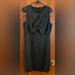 J. Crew Dresses | J. Crew Drape Knot Dress In Irish Linen Black | Color: Black | Size: 8