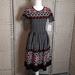 Lularoe Dresses | *Nwt* Lularoe Amelia Dress ~ Size S ~ Midi | Color: Black/Pink | Size: S