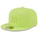 Men's New Era Neon Green York Yankees 2023 Spring Color Basic 59FIFTY Fitted Hat