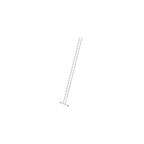 PROREGAL Sprossen-Anlegeleiter 350 mm breit mit Standard-Traverse 24 Sprossen