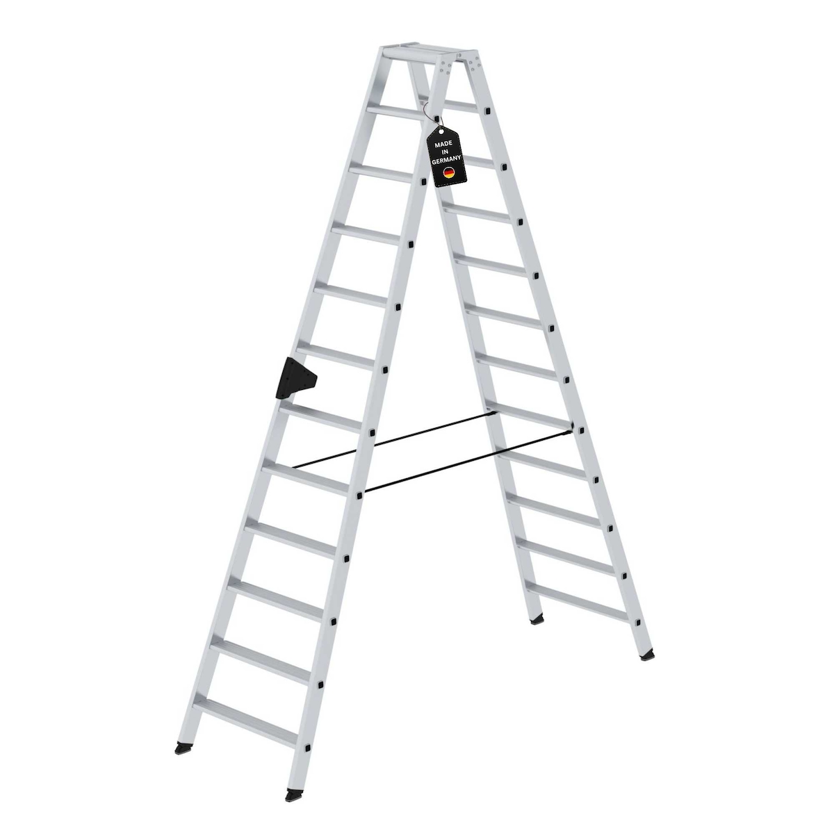 PROREGAL Stufen-Stehleiter beidseitig begehbar 2x12 Stufen Image