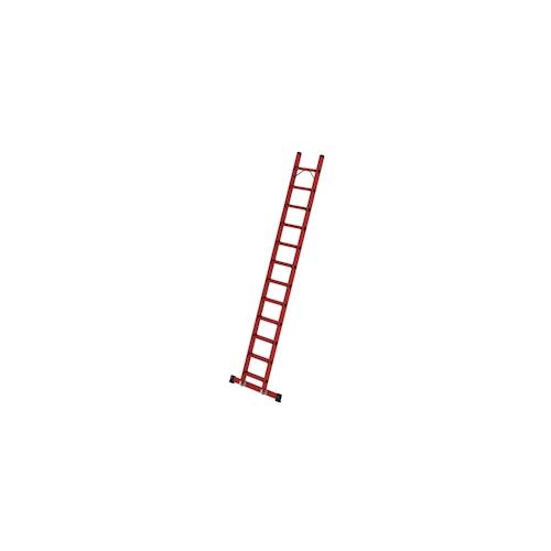 PROREGAL Stufen-Anlegeleiter GFK mit Traverse 12 Stufen