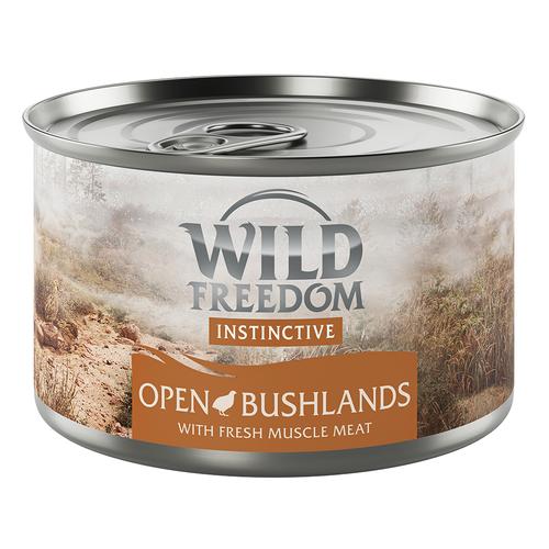 Wild Freedom Instinctive Ergänzungsfuttermittel 6 x 140 g Open Bushlands - Wachtel