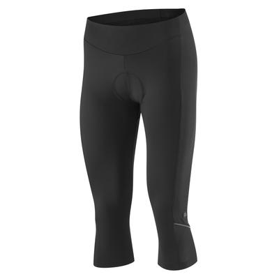 Fahrradhose GONSO "Essential Tight 3/4 W", Damen, Gr. 46, Normalgrößen, schwarz, 90% Polyamid, 10% Elastan, Hosen, Damen 3/4 Radhose mit Sitzpolster, atmungsaktive Radlerhose, Tight Fit Image