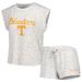 Women's Concepts Sport Cream Tennessee Volunteers Montana T-Shirt & Shorts Sleep Set