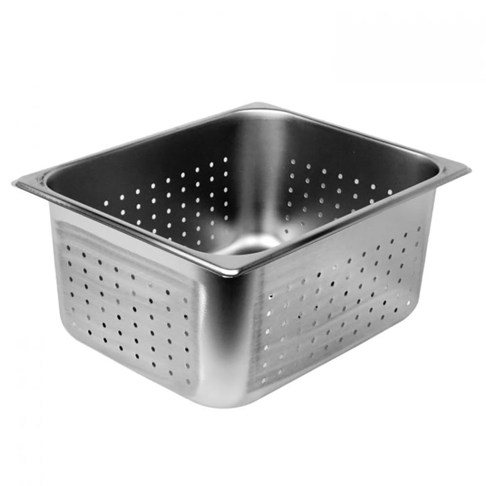 Thunder Group STPA3126PF Half Size Steam Pan, Perforated, Stainless, 1/2 Size, Stainless Steel