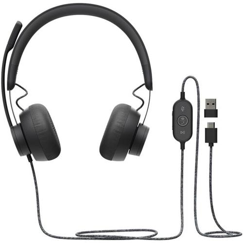 Logitech USB-Headset »Zone Wired Microsoft Teams« schwarz