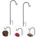 LELINTA 35 Shephards Hook for Outdoor Heavy Duty Bird Feeder Pole Adjustable Shepherds Hook for Hanging Bird Feeder Solar Light Lanterns Garden Plant Hanger Stands 1/2/4 Pack