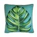 Levinsohn Textile Company New York Botanical GardenÂ® Indoor/Outdoor Monstera Leaf Decorative Throw Pillow 20x20 Leaf Multi