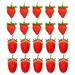 OUNONA Strawberry Fruit Strawberries Decorative Fake Lifelike Model Artificial Fruits Simulation Photography Models Vegetables