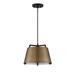 PF264-BRS/BLK-Kendal Lighting Inc.-Sky - 1 Light Pendant-127.5 Inches Tall and 12.4 Inches Wide-Brass/Black Finish