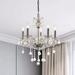 4modernhome Maxax 5 - Light Candle Style Classic Chandelier with Crystal Accents - 23.6*23.6*19.3
