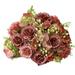 Artificial Peony Fake Flowers Silk Peonies Flowers Vintage Home Decoration Office Wedding Decor