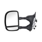 Towing Manual Side View Mirror for Left Side (Driver Side) LH For 2000-2005 Ford Excusion For 1999-2007 Ford F250 F350 Super Duty For 1999-2003 Ford F450 F550 Super Duty Manual Towing Rearview Mirror