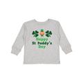 Inktastic Happy St Paddy s Day Boys or Girls Long Sleeve Toddler T-Shirt