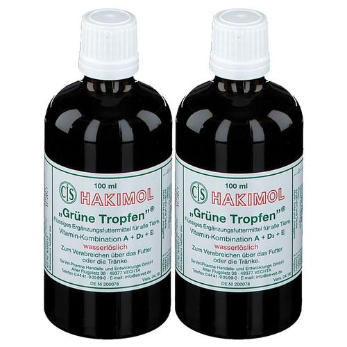 Hakimol Grüne Tropfen x2 2x100 ml