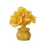 ABIDE Money Tree Table Decor Decorative Chinese Style Simulation Engraved Home Study Living Room Ornament Decoration Gift