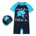 wofedyo baby boy clothes Toddler Kids Baby Boys Girls Swimsuit 1 Piece Zipper Bathing Suit Swimwear With Hat Rash Guard Surfing Suit UPF 50+ baby clothes