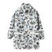 Girls Hooded Raincoat Cartoon Print Rain Dungarees Windproof Waterproof Outwear Raincoat Trench Coat Hoodies Clothes 211Y Raincoat Kids 12-14