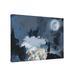 TEQUAN Fantasy Full Moon Knight Painting Wall Art Canvas Prints Modern Artwork Frameless Painting 8 x 12