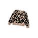 Peyakidsaa Baby Girls Boys Leopard Sweatshirt Blouse Pullover Casual Long Sleeve Sweater Tops