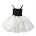 ZHAGHMIN 3-6 Month Easter Dress Baby Girls Tutu Dress Sleeveless Toddler Kids Sundress Tulle Bubble Dress Casual Party Princess Dresses Dress Party for Girls Girl Christmas Dress Toddler Girl 4T Vin