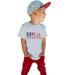 ZHAGHMIN Toddler Boy Pants Toddler Kids Baby Girls Boys 4Th Of July Summer Short Sleeve Independence Day T Shirt Tee Tops Sleeveless Dry Shirt Clothe Short Boy Top Tee Shirt Youth Boy Clothe Boys T