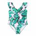 JURANMO Baby Girls One Piece Swimwear Casual Sleeveless Surfing One-piece Swimsuit Holiday Hawaii Graphic Surfing Swimwear