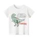 Tops Toddler Baby Dinosaur T Kids For 17 Cartoon Shirts Crewneck Tee Short Clothes Boys Sleeve Years Boys Tops Boys Shirts Size 6 Small T Shirt