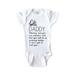 hello Daddy Mommy said you are awesome - surprise husband onesie birth pregnancy announcement - White 0-3 Months