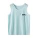 ZHAGHMIN Boys Dress Shirts Size 10-12 Toddler Boys Girls Sleeveless Vest Tops Solid Color Cool Homewear Casual Tops for Children Clothes Boys 6T Long Sleeve Shirt Fit Active Boys 8 Youth Boy Athleti