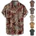 Boys Aloha Beach Shirt & Top Print Retro Clothes Regular & Big Man Sizes