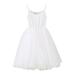 Girls Dresses Sleeveless Casual Dress Casual Print White 140