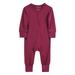 ZHAGHMIN Baby Boy Summer Outfits Baby Cotton Rompers Footless Pajamas Zipper Long Sleeve Sleeper Jumpsuit Baby Boy Easter Shoes Organic Baby Clothes Baby Boy Overall Baby Clothes Boy 6-9 Months Todd