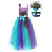 Toddler Girls Dress Short Sleeve Casual Dresses Casual Print Purple S