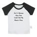 iDzn Ain t A Woman Alive That Could Take My Mama s Place Funny T shirt For Baby Newborn Babies T-shirts Infant Tops 0-24M Kids Graphic Tees Clothing (Short Black Raglan T-shirt 12-18 Months)