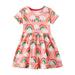 ZHAGHMIN Girls Dress Summer Girls Rainbow Dress Girls Spring Dress Girls Summer Dress Girls Cute Rainbow Dress Girls Outfit Girls Summer Outfit Toddler Girl Princess Baby Girl Christmas Dress Dress