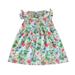 Girls Midi Dress Short Sleeve Mini Dress Casual Print K 18M