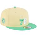 Men's New Era Yellow/Green Philadelphia 76ers 9FIFTY Hat