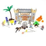 AZ Trading Castle Knights Action Figure Toy Army Playset with Assemble Castle for Kids Multi Color