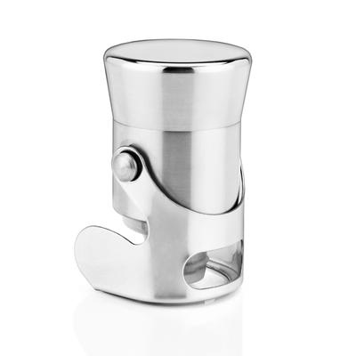 Stainless Steel Heavyweight Champagne Stopper by Viski in Metallic