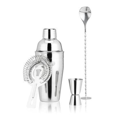 Fortify Stainless Steel Barware Set By True by True in Silver