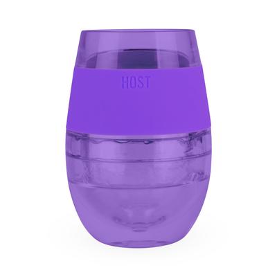 Wine Freeze Cooling Cup In Translucent Purple by HOST in Pink